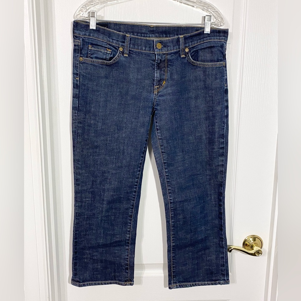 Y2K VTG COH USA Made Kelly Low Waist Cropped Jeans Size 32 Citizens Of Humanity